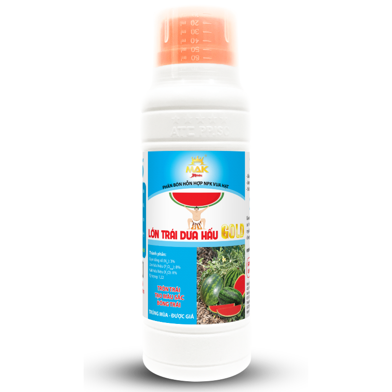Phân bón hỗn hợp NPK VUA HẠT - LỚN TRÁI DƯA HẤU GOLD